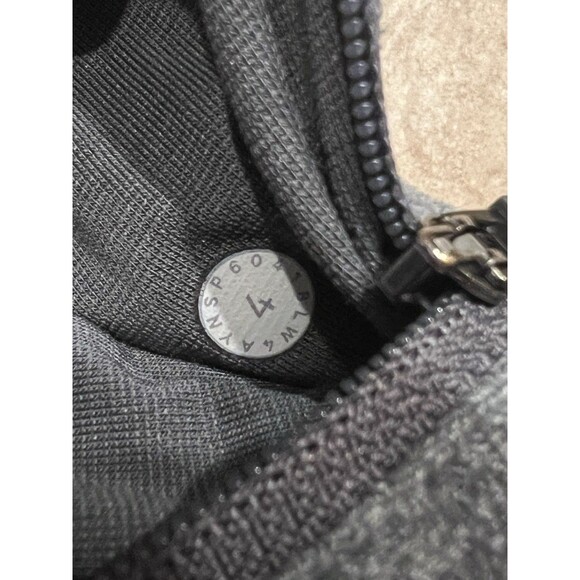 Lululemon Jacket Womens Size 4 In Stride Heathered Slate Gray Full Zip Workout - Picture 3 of 6